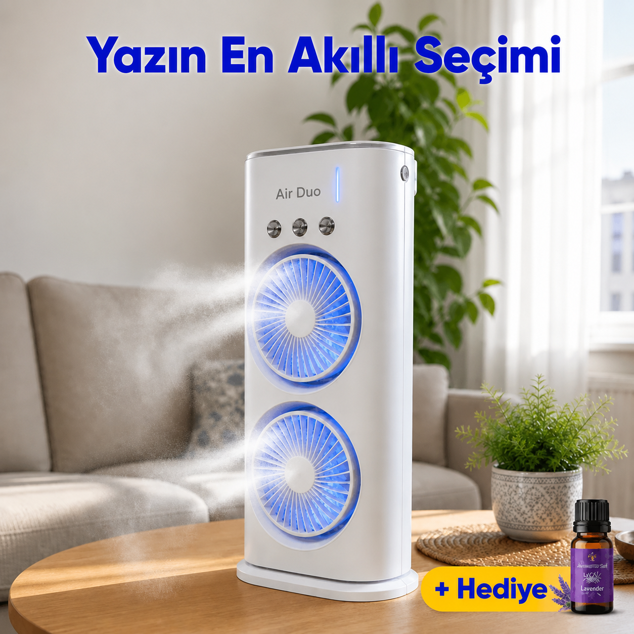 Air Duo Çift Fanlı Hava Soğutucu