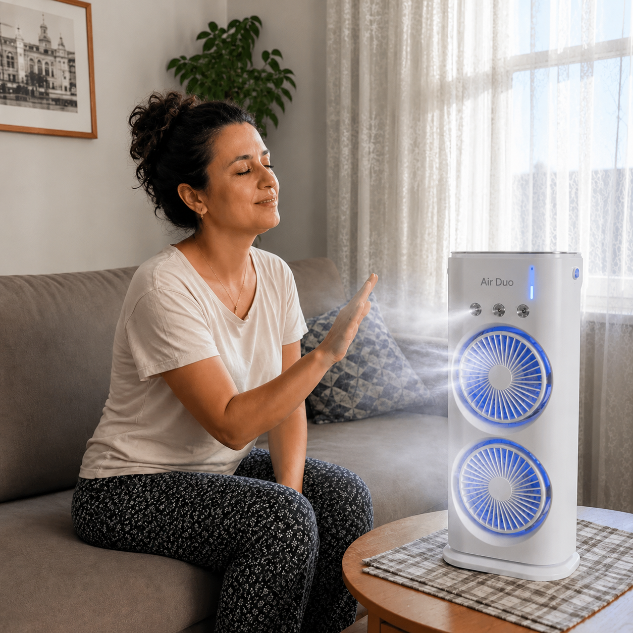 Air Duo Çift Fanlı Hava Soğutucu